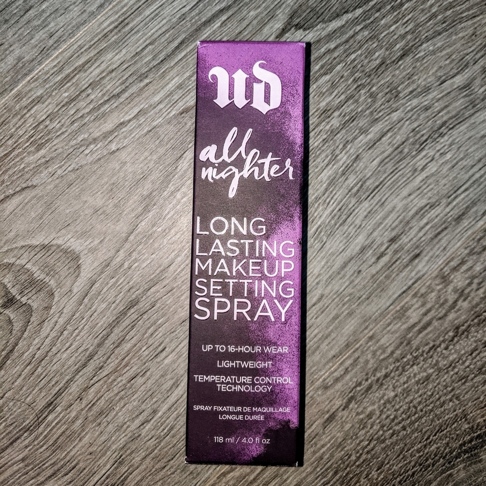 New UD All Nighter Makeup Setting Spray